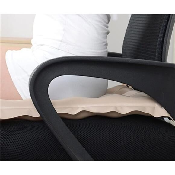 Inflatable Seat Cushion Wheelchair Air Cushion Pressure Relief 17x17 Waffle Pad - Picture 5 of 7